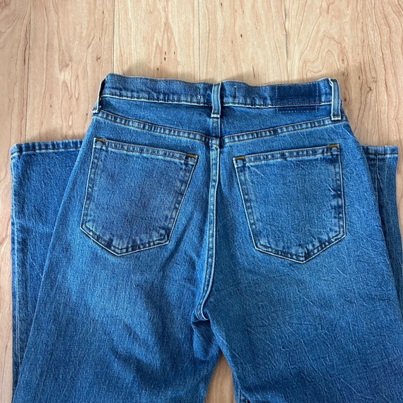 Abercrombie & Fitch Baggy Mid Rise Jeans short length - Picture 3 of 3